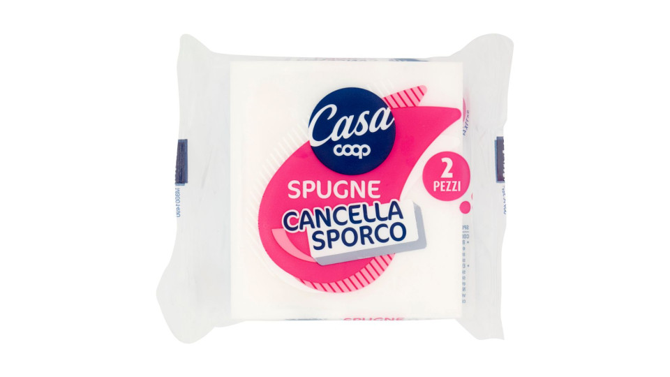 Spugne Cancella Sporco 5x11x2,8 Cm 2 Pz