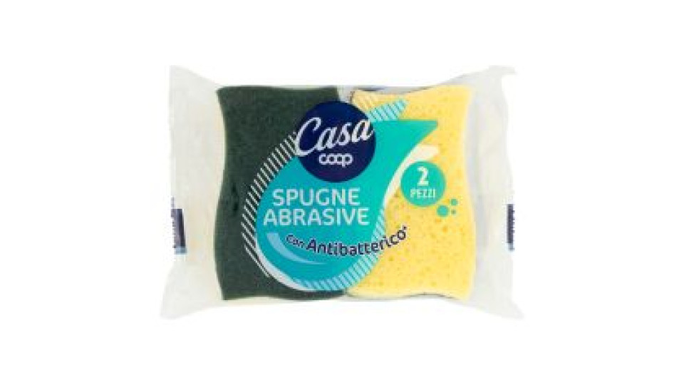 Spugne Abrasive Con Antibatterico* 11x6,7x2,8 Cm 2 Pz