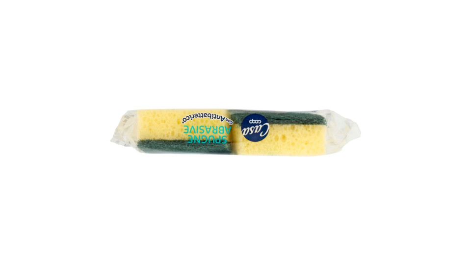 Spugne Abrasive Con Antibatterico* 11x6,7x2,8 Cm 2 Pz