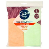 Panni Pavimenti Microfibre 40x50 Cm 2 Pz
