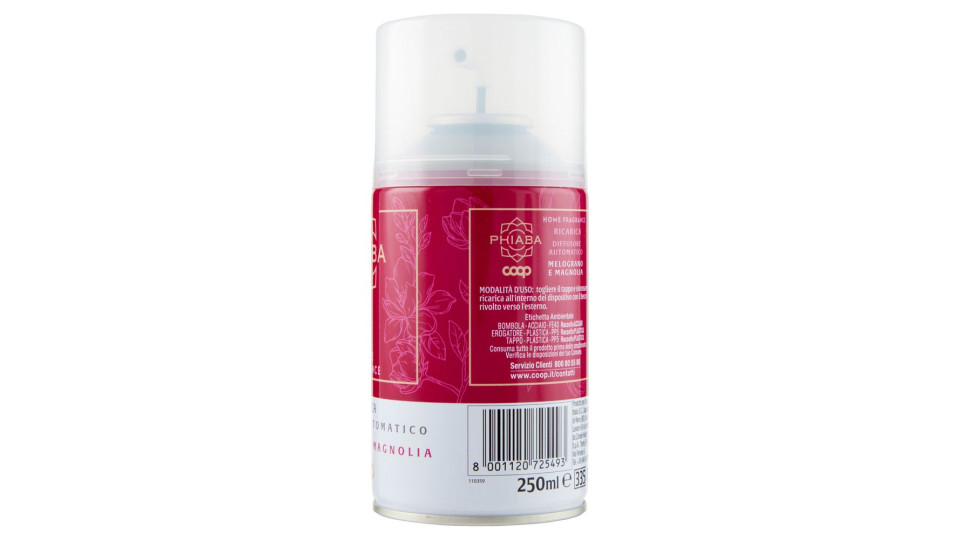 Ricarica Diffusore Automatico Melograno E Magnolia Home Fragrance 250 Ml