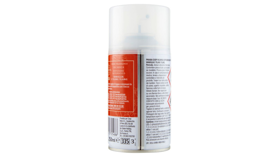Ricarica Diffusore Automatico Vaniglia E Ylang Ylang Home Fragrance 250 Ml