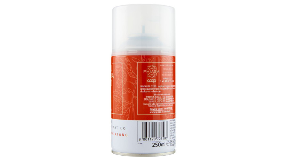 Ricarica Diffusore Automatico Vaniglia E Ylang Ylang Home Fragrance 250 Ml