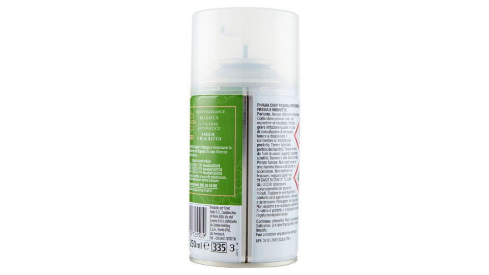 Ricarica Diffusore Automatico Fresia E Mughetto Home Fragrance 250 Ml