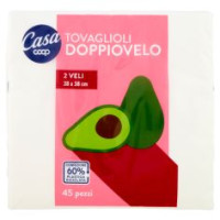 Tovaglioli Doppiovelo 2 Veli 38x38 Cm 45 Pz