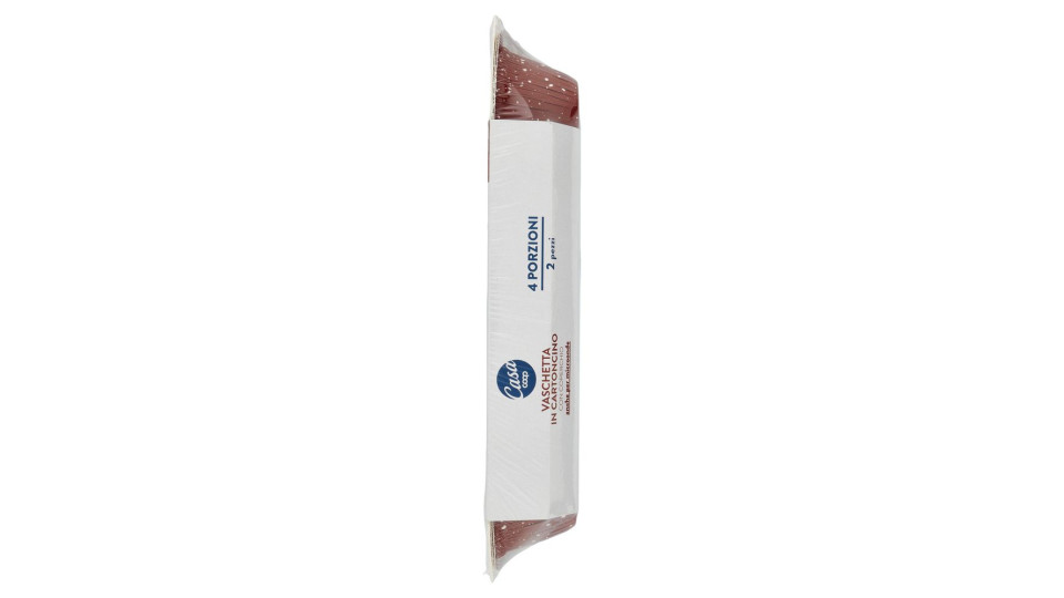 Vaschetta In Cartoncino Con Coperchio 2 Porzioni 3 Pz