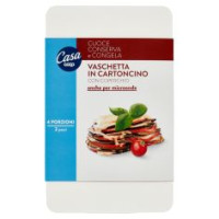 Vaschetta In Cartoncino Con Coperchio 2 Porzioni 3 Pz