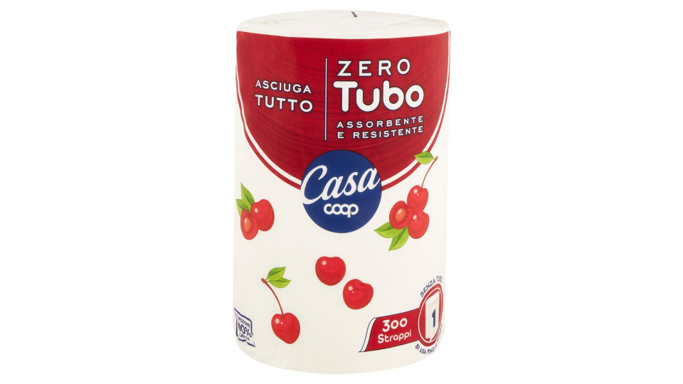 Asciugatutto Zero Tubo 300 Strappi 1 Pz