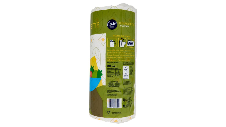 Tovagliette Decorate 80 Usi