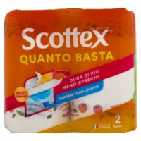 Scottex Quanto Basta Carta Da Cucina Asciugatutto 2 Pz