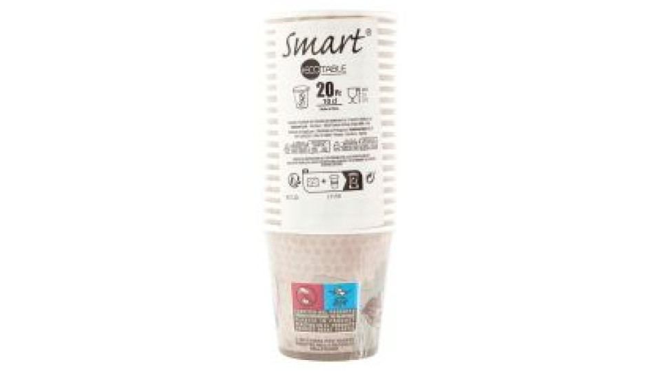 Smart Ecotable Bicchieri 10 Cl 20 Pz