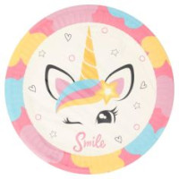 Smart Party Piatti Smile Ø 18 Cm 8 Pz