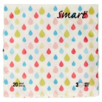 Smart Tovaglioli Fantasia 3 Veli 33x33 Cm 20 Pz