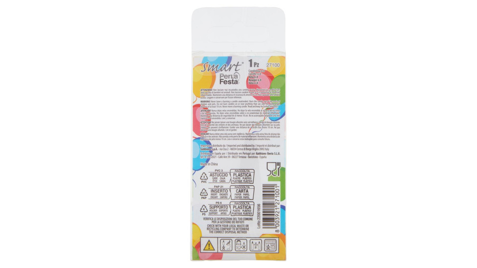 Smart Perla Festa Candelina Numerale 1 1 Pz