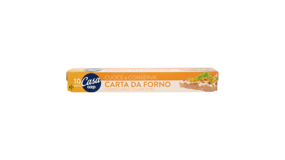 Carta Da Forno Compostabile* Colore Écru 10 Metri