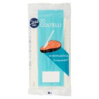 Coltelli In Bioplastica Compostabili* 16 Cm 20 Pz