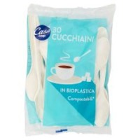 Cucchiaini In Bioplastica Compostabili* 12,5 Cm 30 Pz