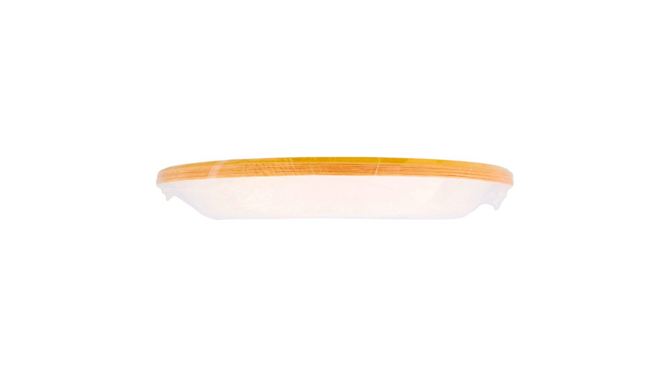 Piatti Piani Colorati In Cartoncino Ø 21 Cm Gialli 20 Pz