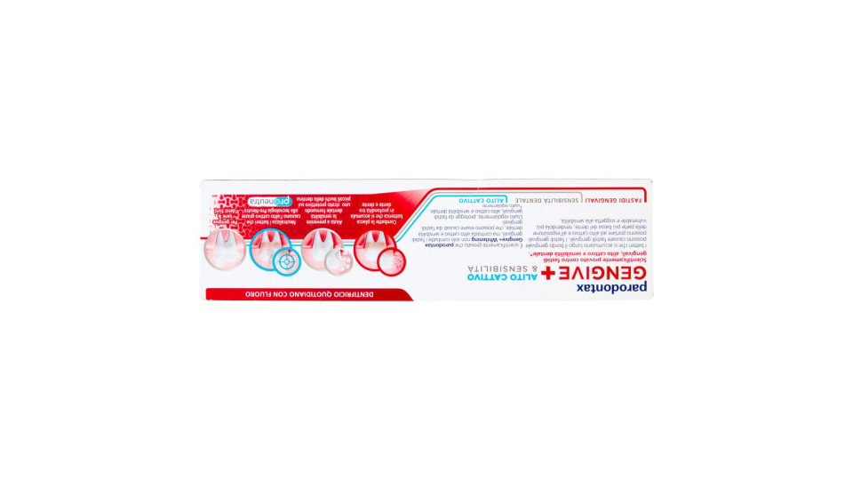 Parodontax Gengive + Whitening, Dentifricio Quotidiano Per Alito Cattivo & Sensibilità Dentale 75 Ml