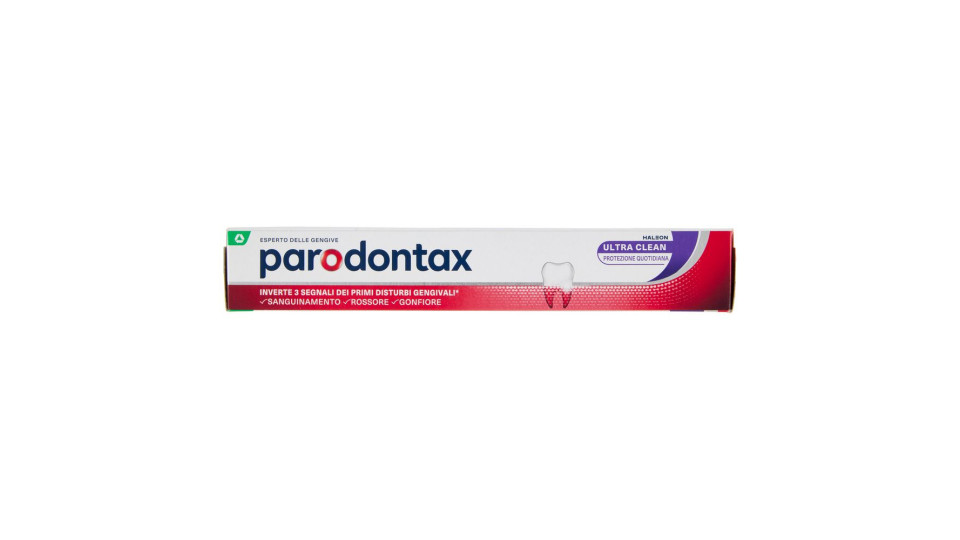 Parodontax Ultra Clean Dentifricio Quotidiano Con Fluoro Per Gengive Più Sane E Denti Forti 75 Ml