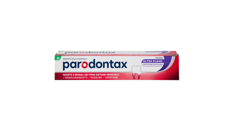 Parodontax Ultra Clean Dentifricio Quotidiano Con Fluoro Per Gengive Più Sane E Denti Forti 75 Ml