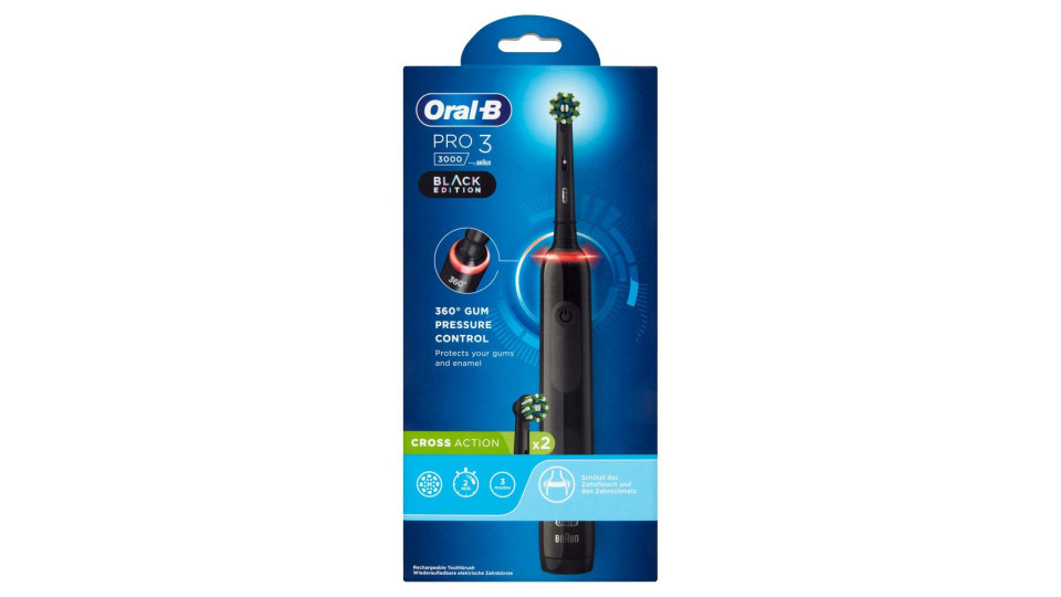 Sp.el.oralb Pro3 Cross.+2ric.