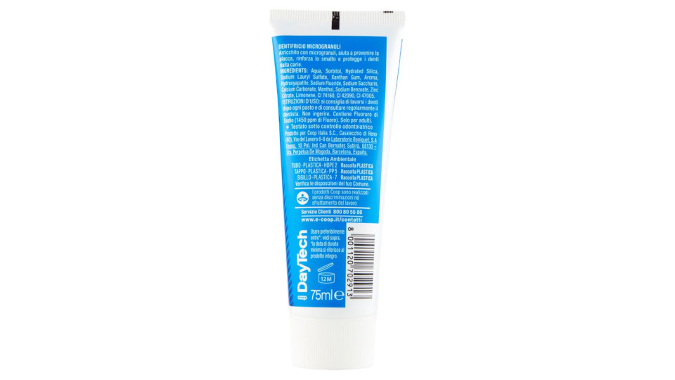 Dentifricio Microgranuli 75 Ml