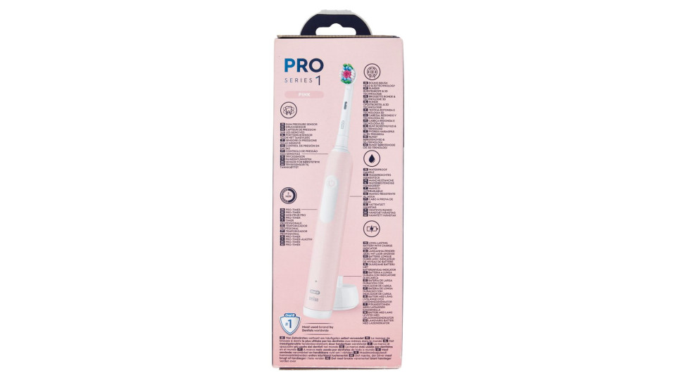 Oral-b Spazzolino Elettrico Denti Ricaricabile Pro Series 1 Pink