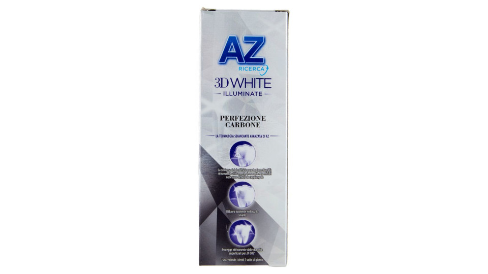 Az Ricerca Dentifricio 3d White Illuminate Perfezione Carbone 50 Ml