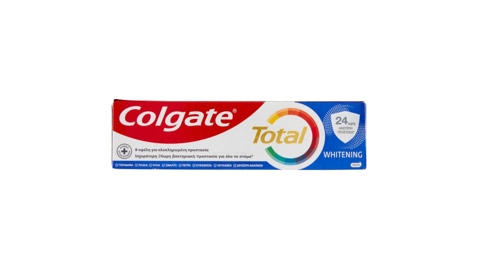 Colgate Dentifricio Sbiancante Total Whitening 24h Di Protezione Attiva 75 Ml