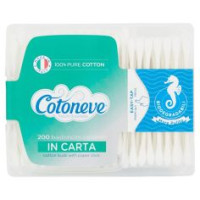 Cotoneve Bastoncini Cotonati In Carta 200 Pz