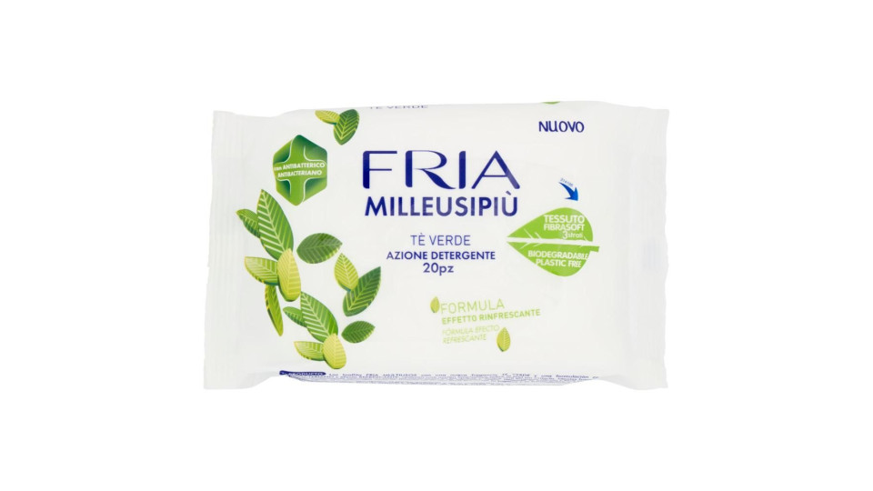 Fria Milleusipiù Tè Verde Azione Detergente 20 Pz
