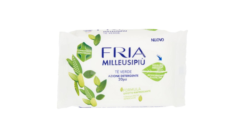 Fria Milleusipiù Tè Verde Azione Detergente 20 Pz