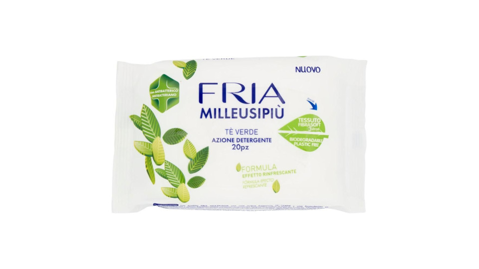 Fria Milleusipiù Tè Verde Azione Detergente 20 Pz