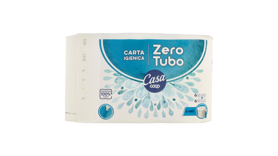 Carta Igienica Zero Tubo 2 Veli 6+6 Pz