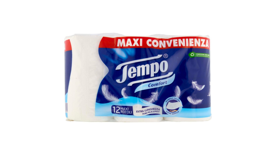 Tempo Comfort Maxi Rotoli 12 Pz