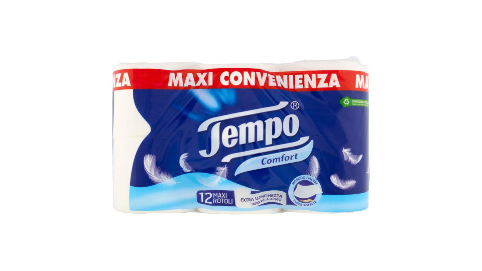 Tempo Comfort Maxi Rotoli 12 Pz