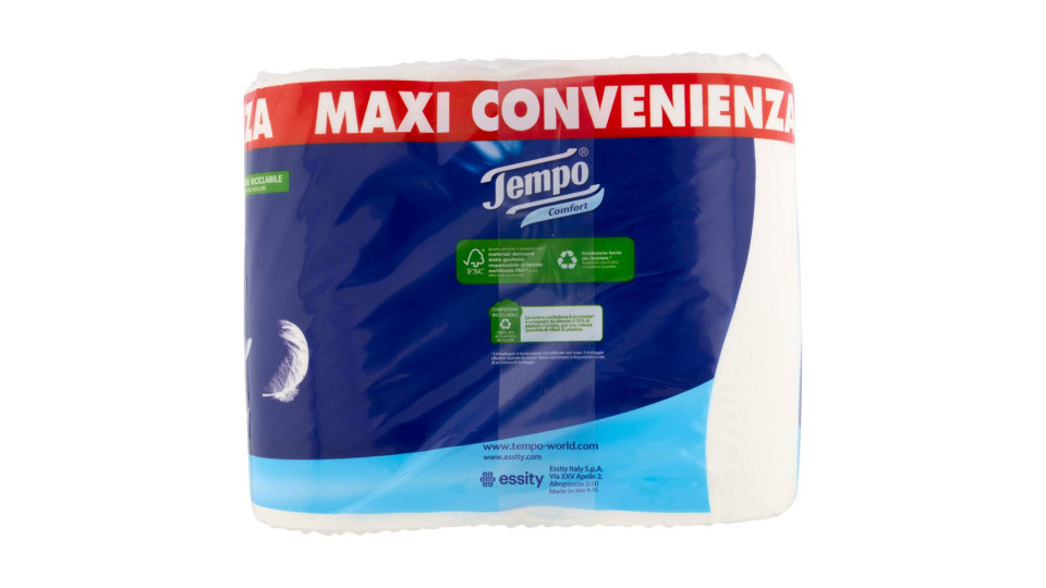 Tempo Comfort Maxi Rotoli 12 Pz