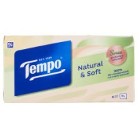 Tempo Natural & Soft Fazzoletti 4 Veli 10 Pz