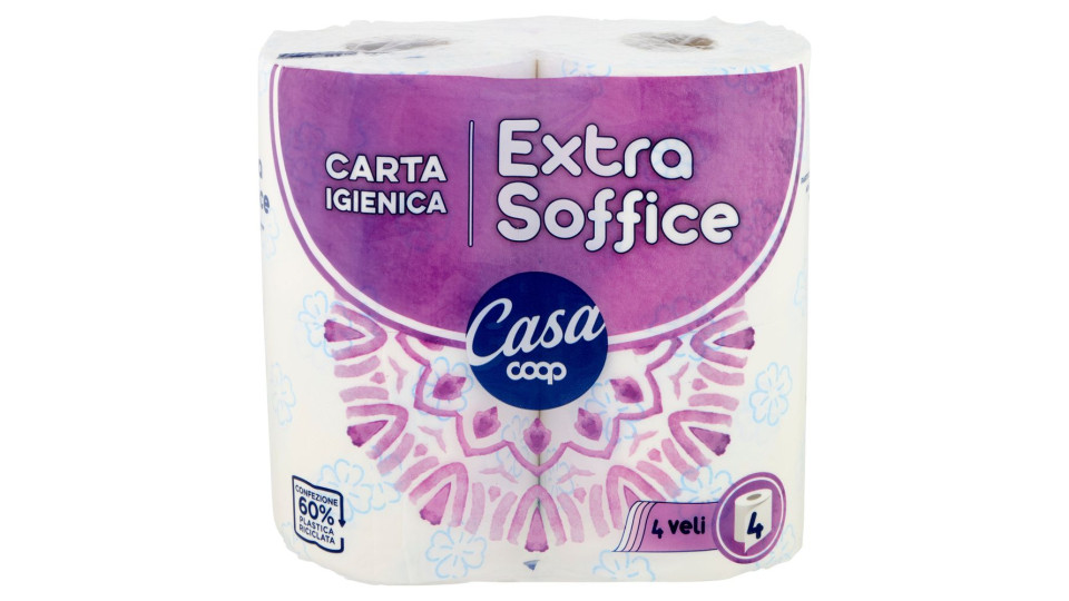 Carta Igienica Extra Soffice 4 Veli 4 Pz