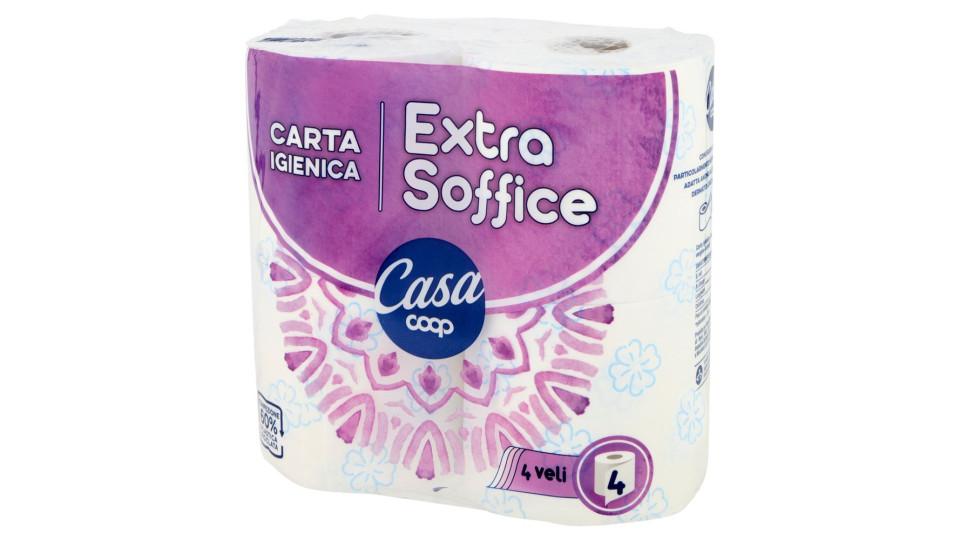 Carta Igienica Extra Soffice 4 Veli 4 Pz