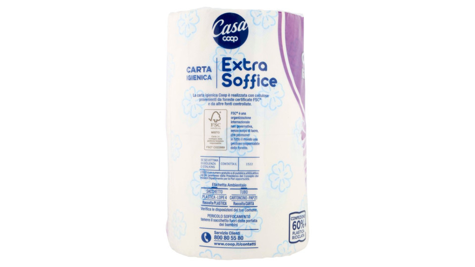 Carta Igienica Extra Soffice 4 Veli 4 Pz