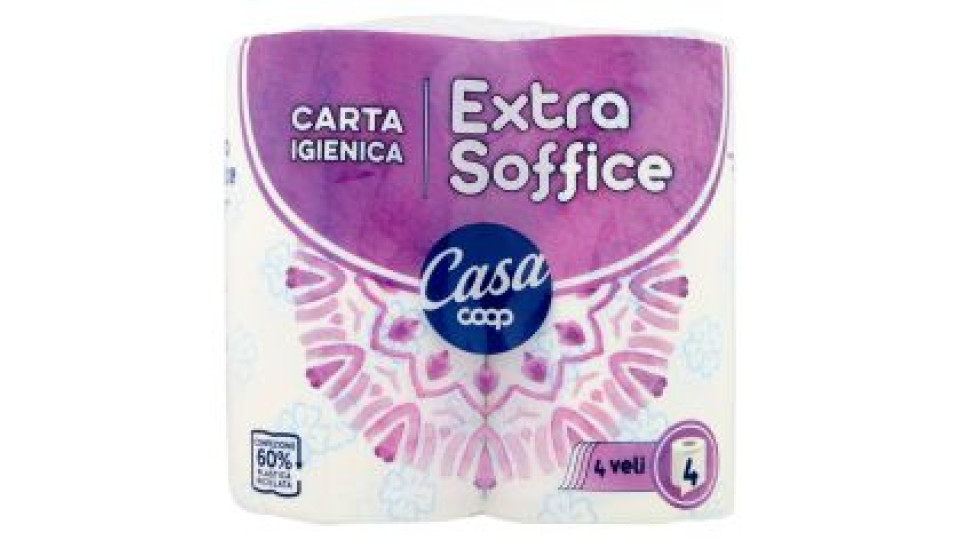 Carta Igienica Extra Soffice 4 Veli 4 Pz