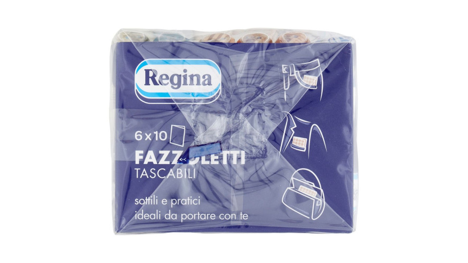 Regina Fazzoletti Tascabili 6 Pacchetti