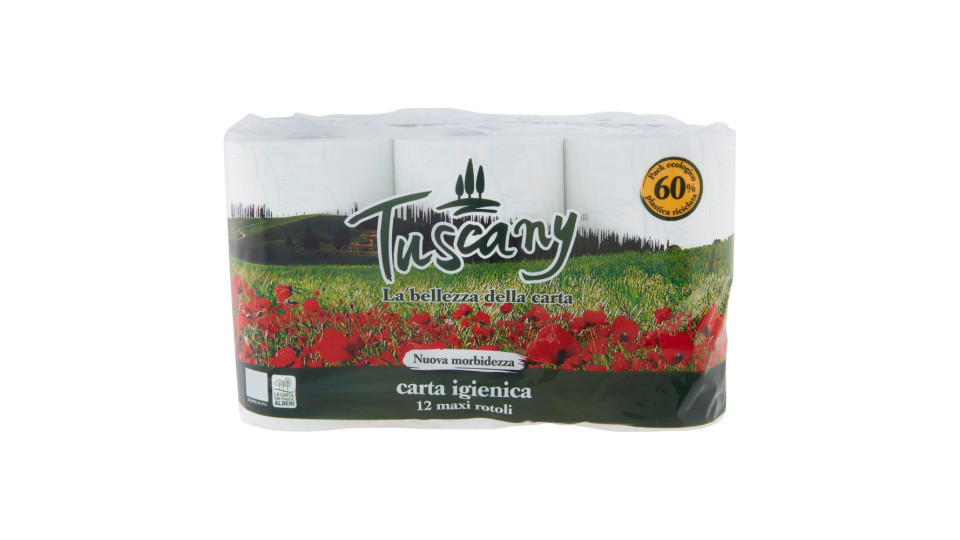Tuscany Carta Igienica Maxi Rotoli 12 Pz