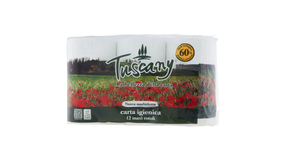 Tuscany Carta Igienica Maxi Rotoli 12 Pz