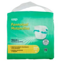 Pannoloni Mutandina Taglia L Circonferenza 115-150 Cm 15 Pz