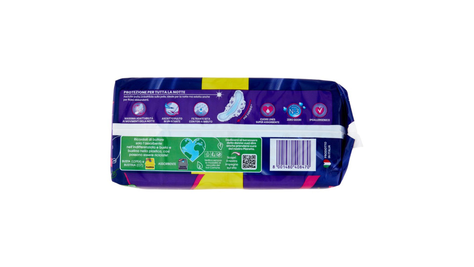 Lines Seta Ultra Notte Con Ali 20 Pz