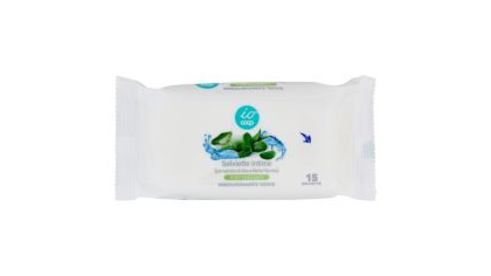 Salviette Intime Rinfrescanti 15 Pz