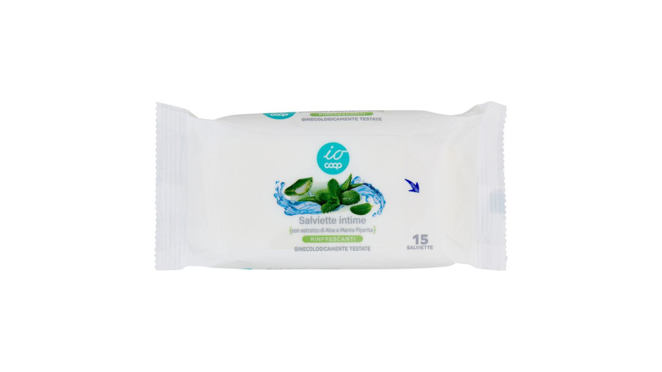 Salviette Intime Rinfrescanti 15 Pz
